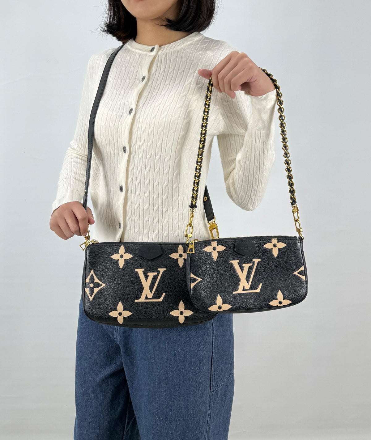 Louis Vuitton Multi Pochette Accessoires Bicolor