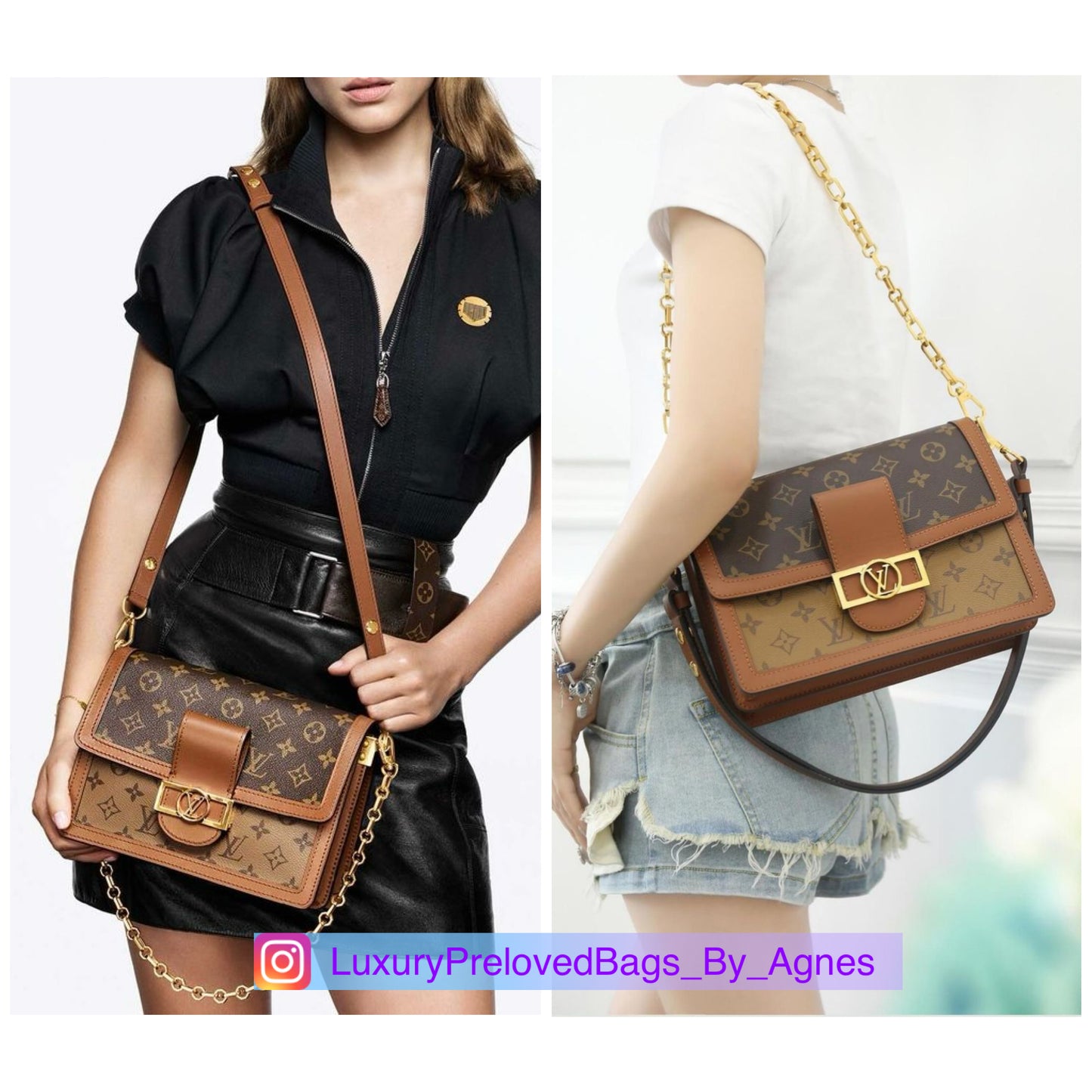 Louis Vuitton Dauphine MM Reverse Monogram