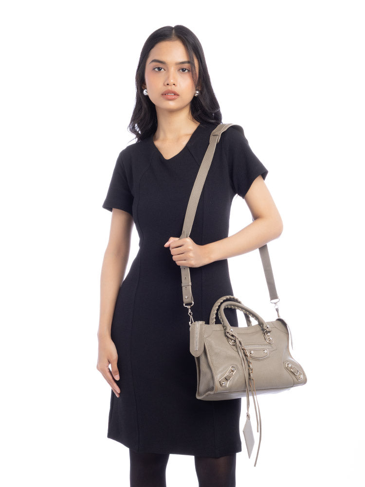 Balenciaga Metallic Eage Small City Bag