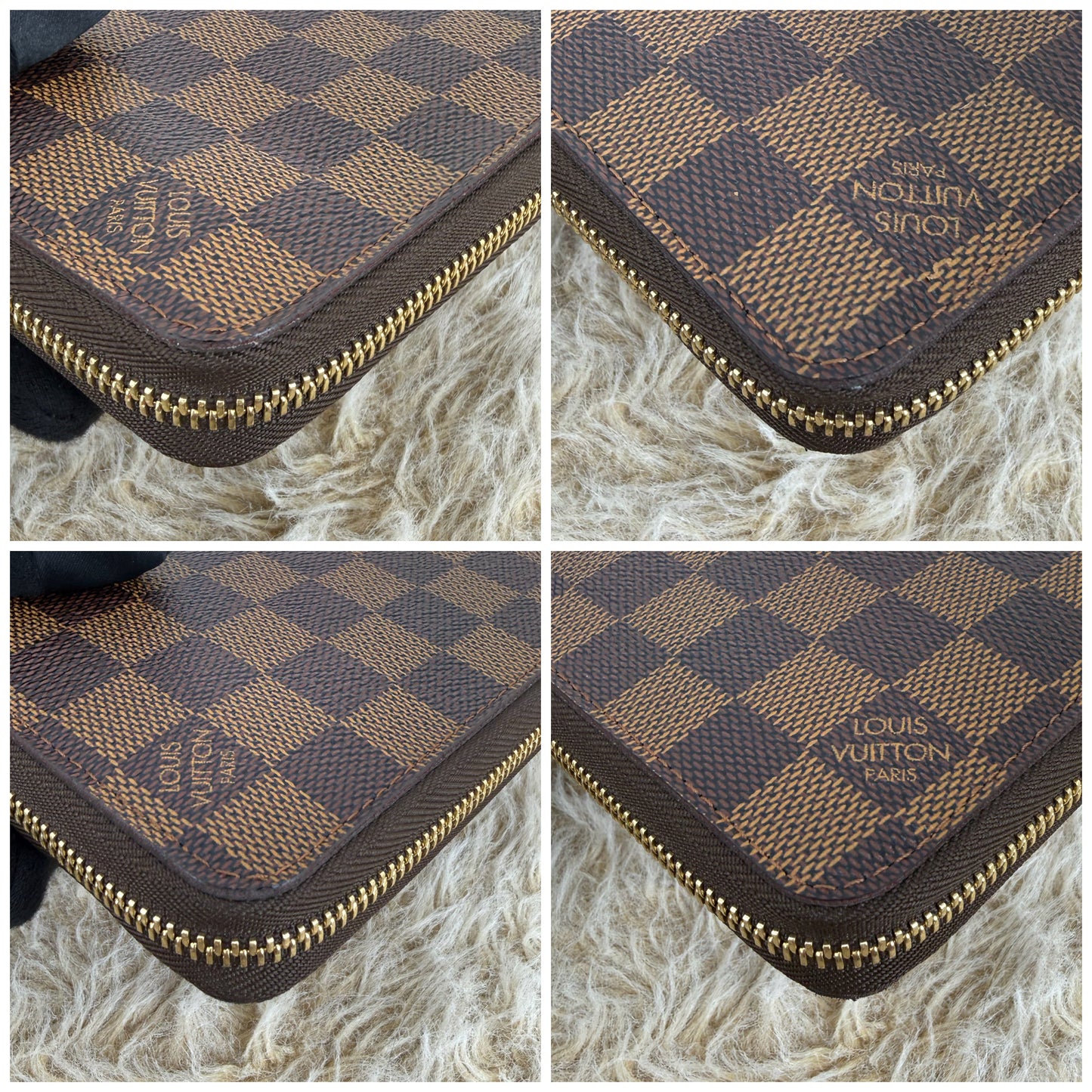 Louis Vuitton Damier Ebene Zippy Wallet