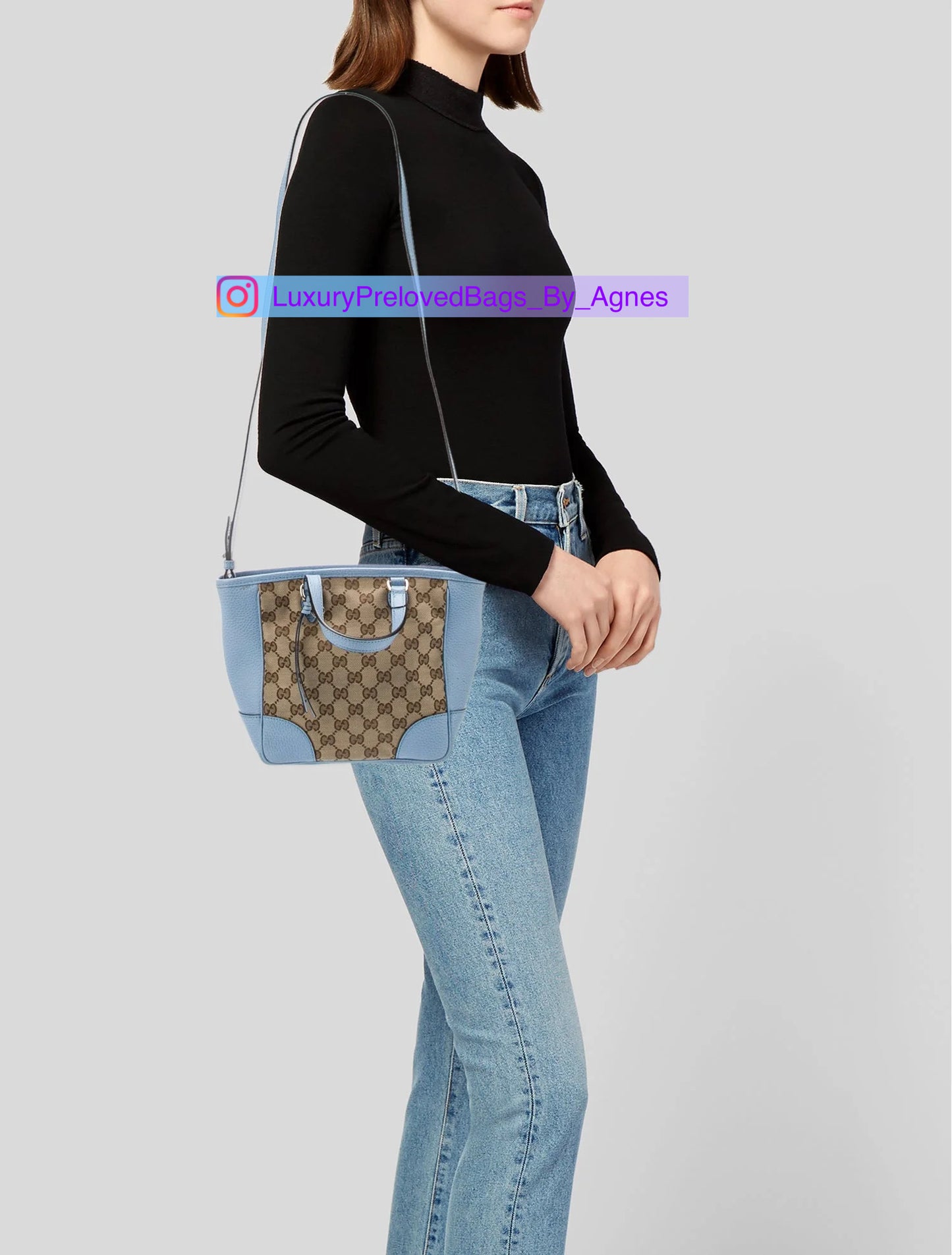 Gucci Bree GG Canvas Tote Bag