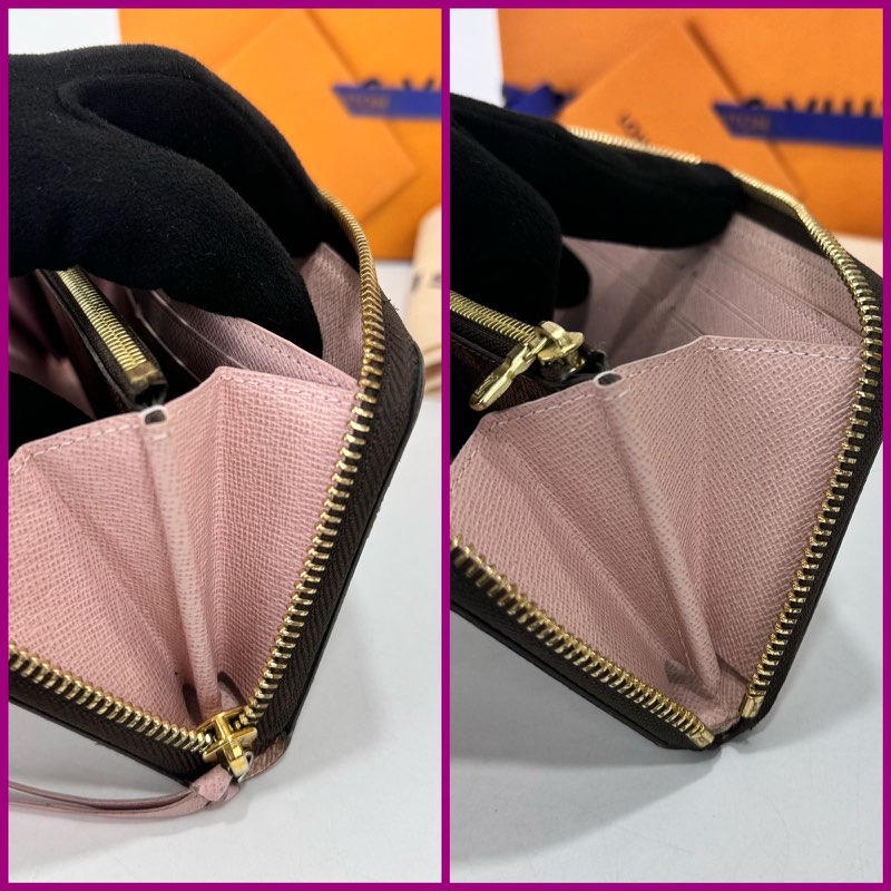 Louis Vuitton Clemence Wallet Damier Ebene