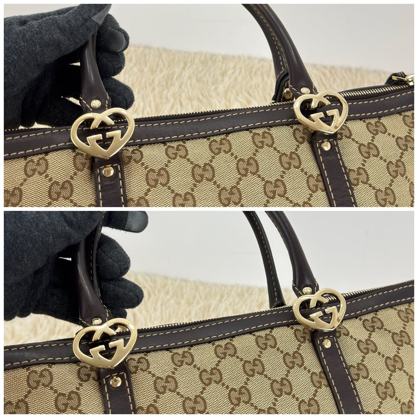 Gucci Gucci Small Lovely Heart - Shaped
Interlocking G Tote Bag