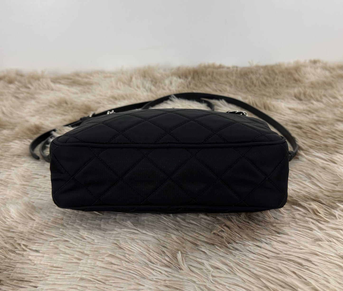Prada Nylon Tessuto Impuntu Quilted Bandoliera