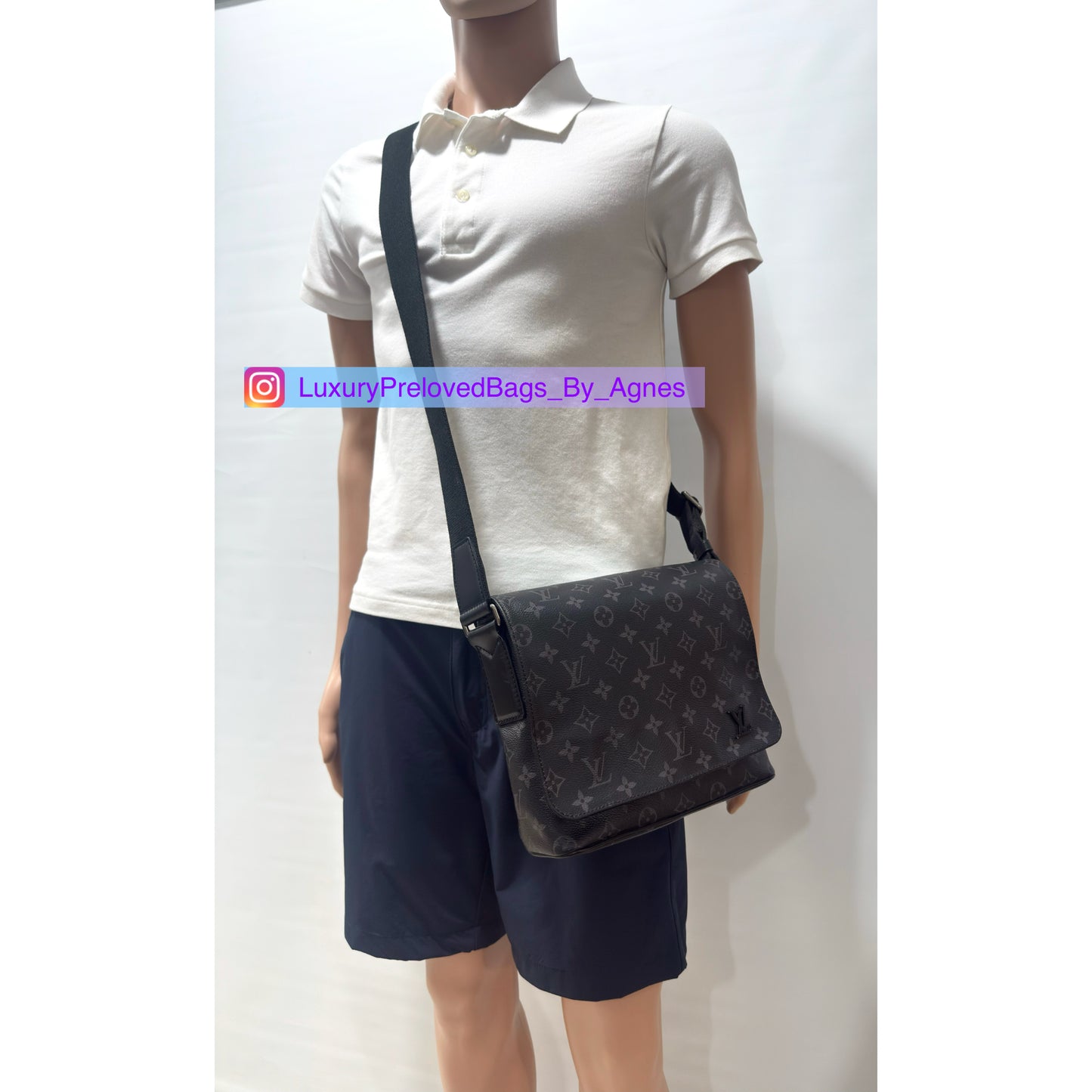 Louis Vuitton District PM Monogram Eclipse
