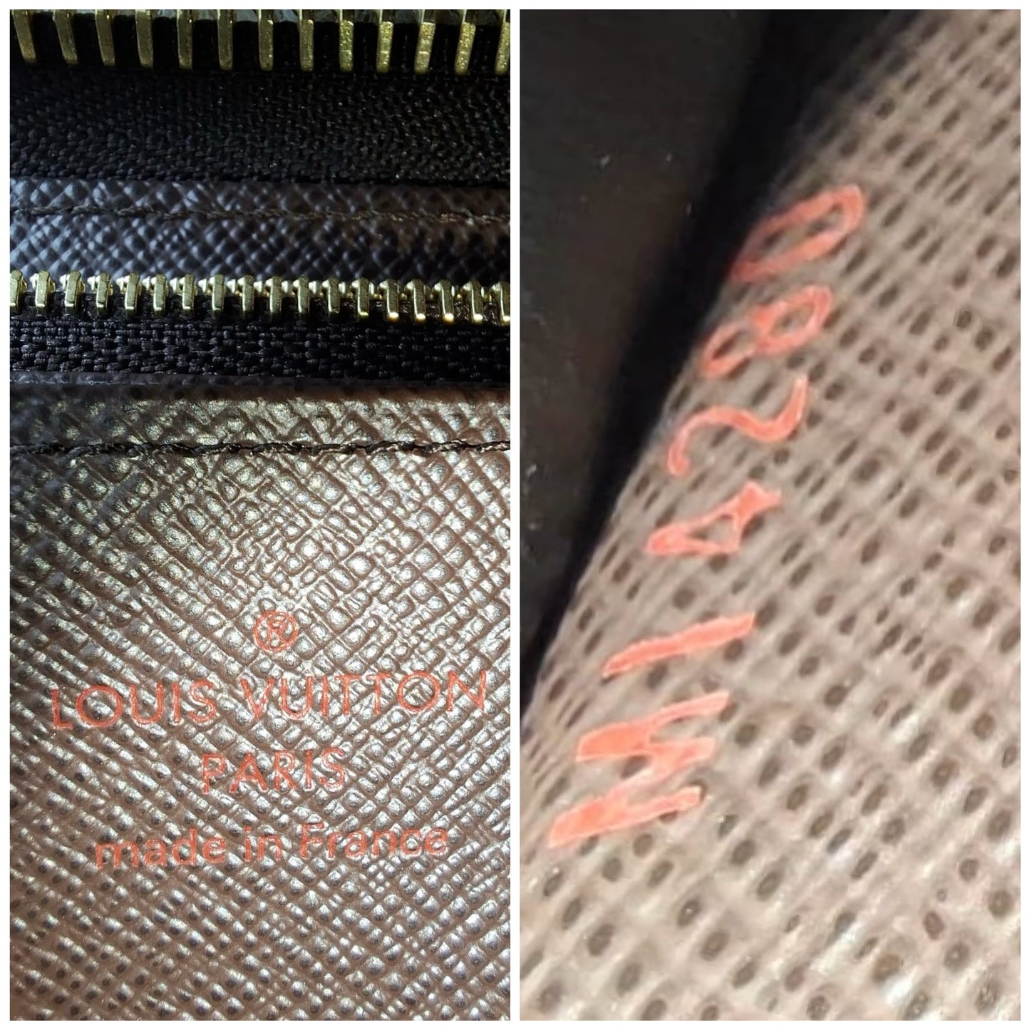 Louis Vuitton Damier Ebene Zippy Wallet