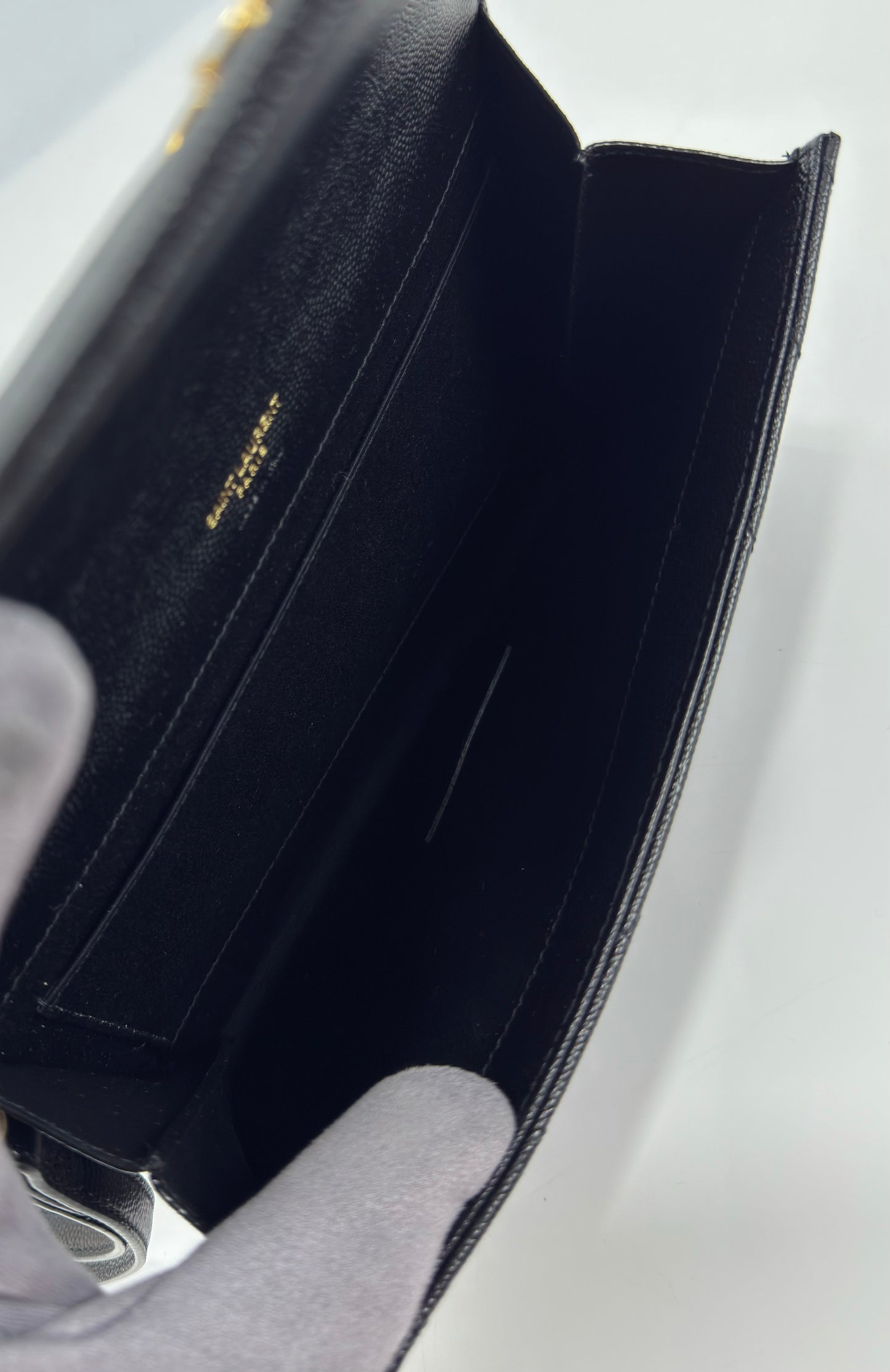 Saint Laurent Cassandre Envelope Wrislet Clutch