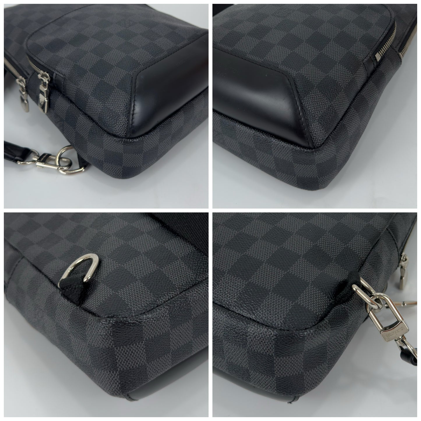 Louis Vuitton LV Avenue Sling Bag In Damier Graphite
