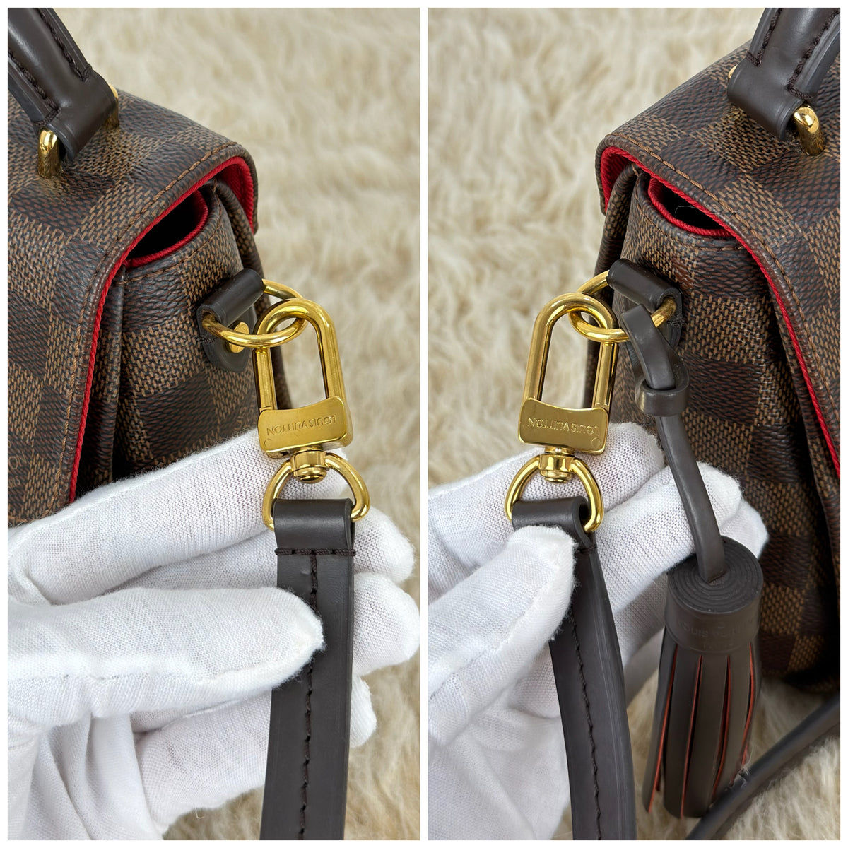 Louis Vuitton Croisette Damier Ebene Canvas