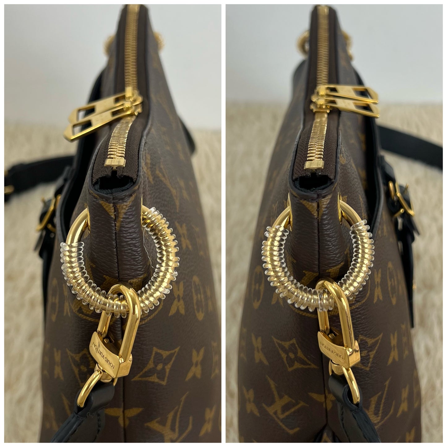 Louis Vuitton Monogram Canvas Odeon PM Noir