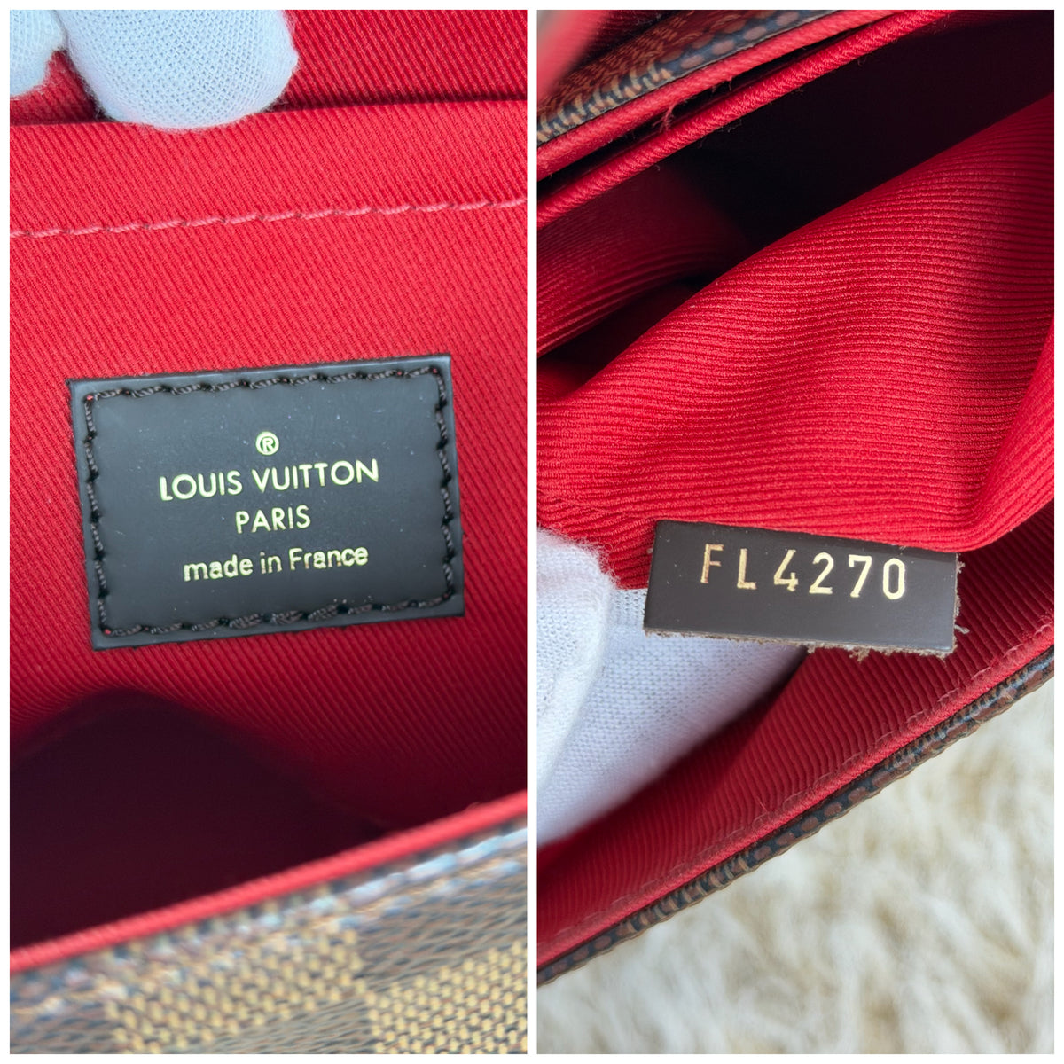 Louis Vuitton Croisette Damier Ebene Canvas