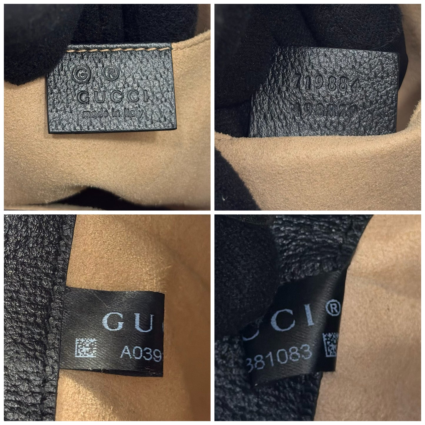 Gucci GG Ophidia Small Leather Bucket Bag