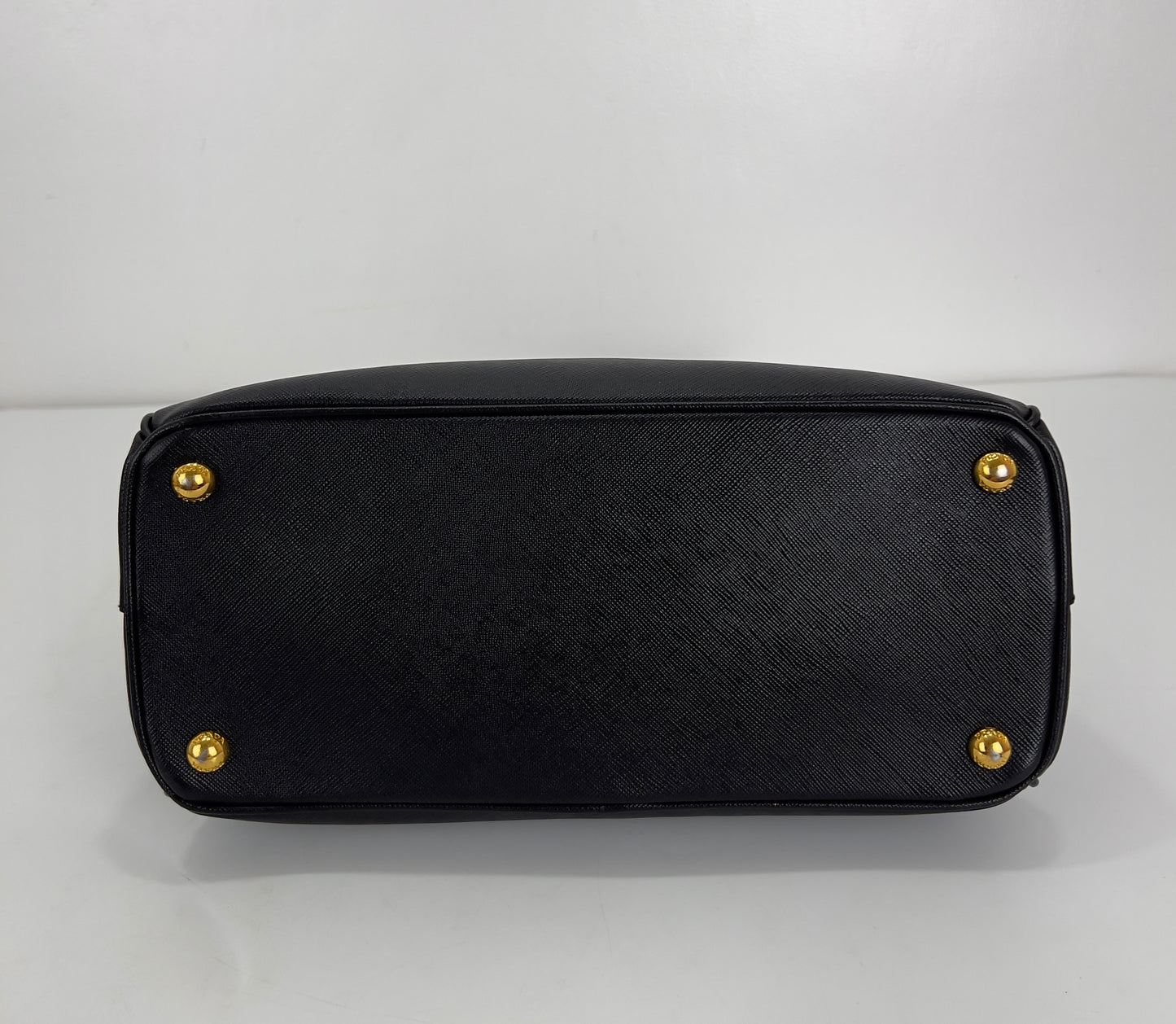 Prada Saffiano Leather Small Galleria Double Zip Tote Bag