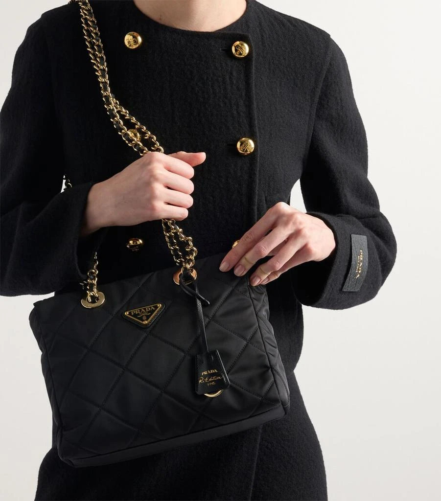Prada Re - Edition 1995 Quilted Nylon Chain Tote
