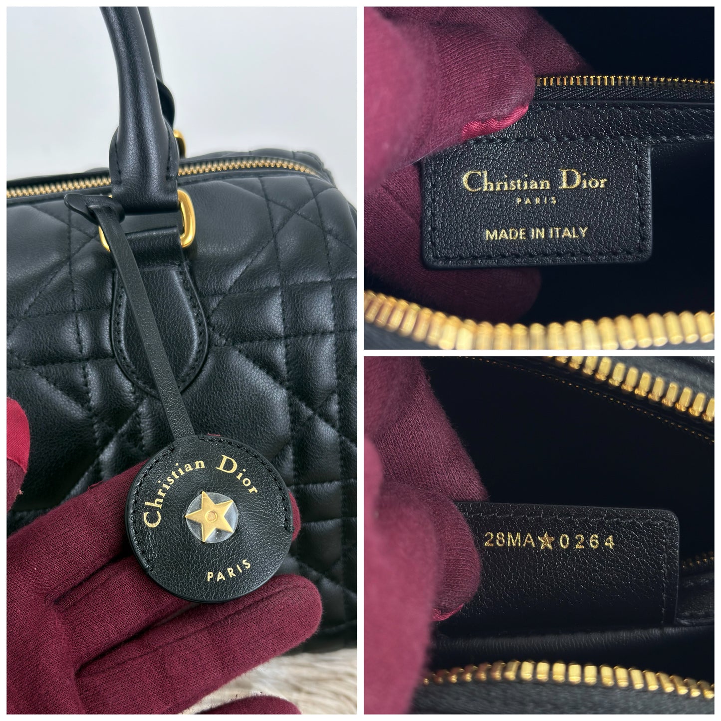 Christian Dior Groove 25 Macrocannage Calfskin