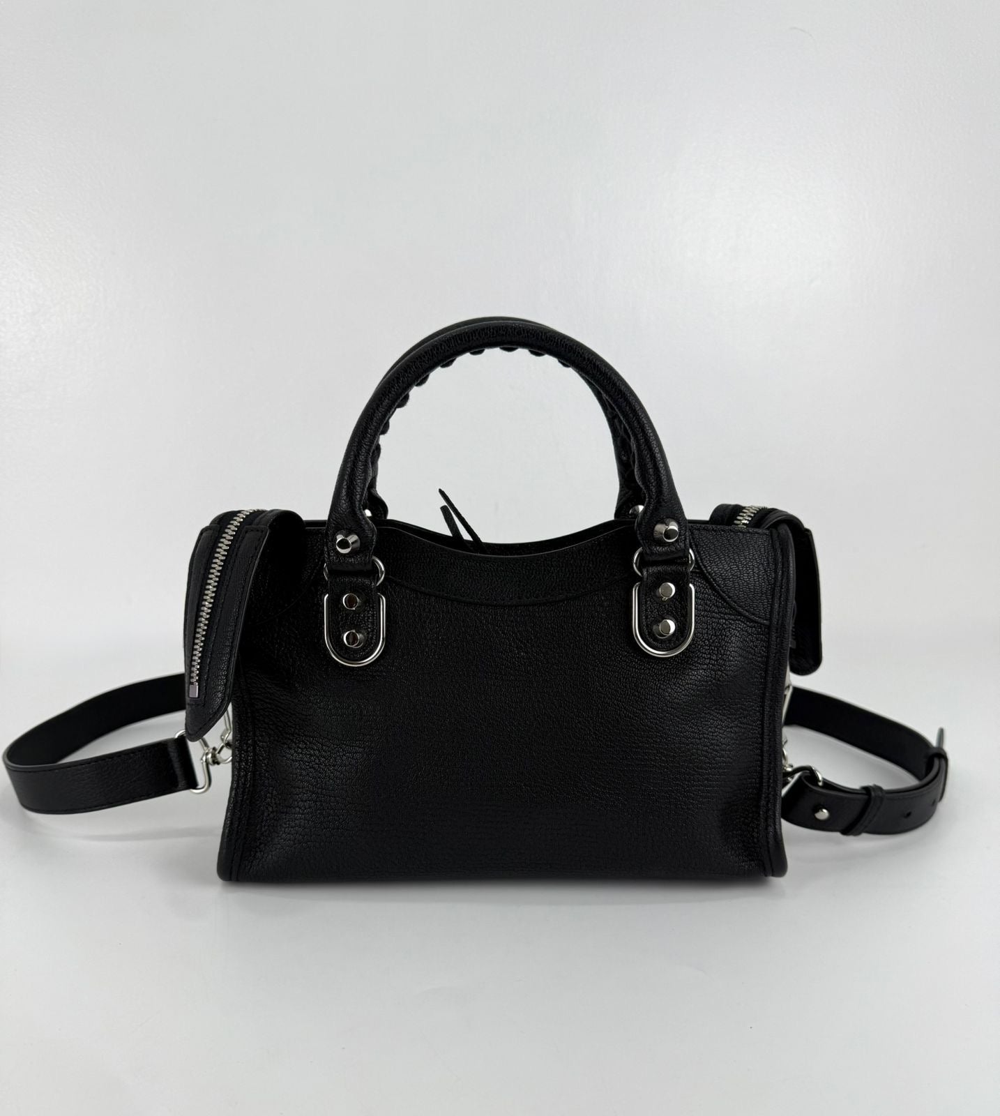 Balenciaga City metallic edge in MINI