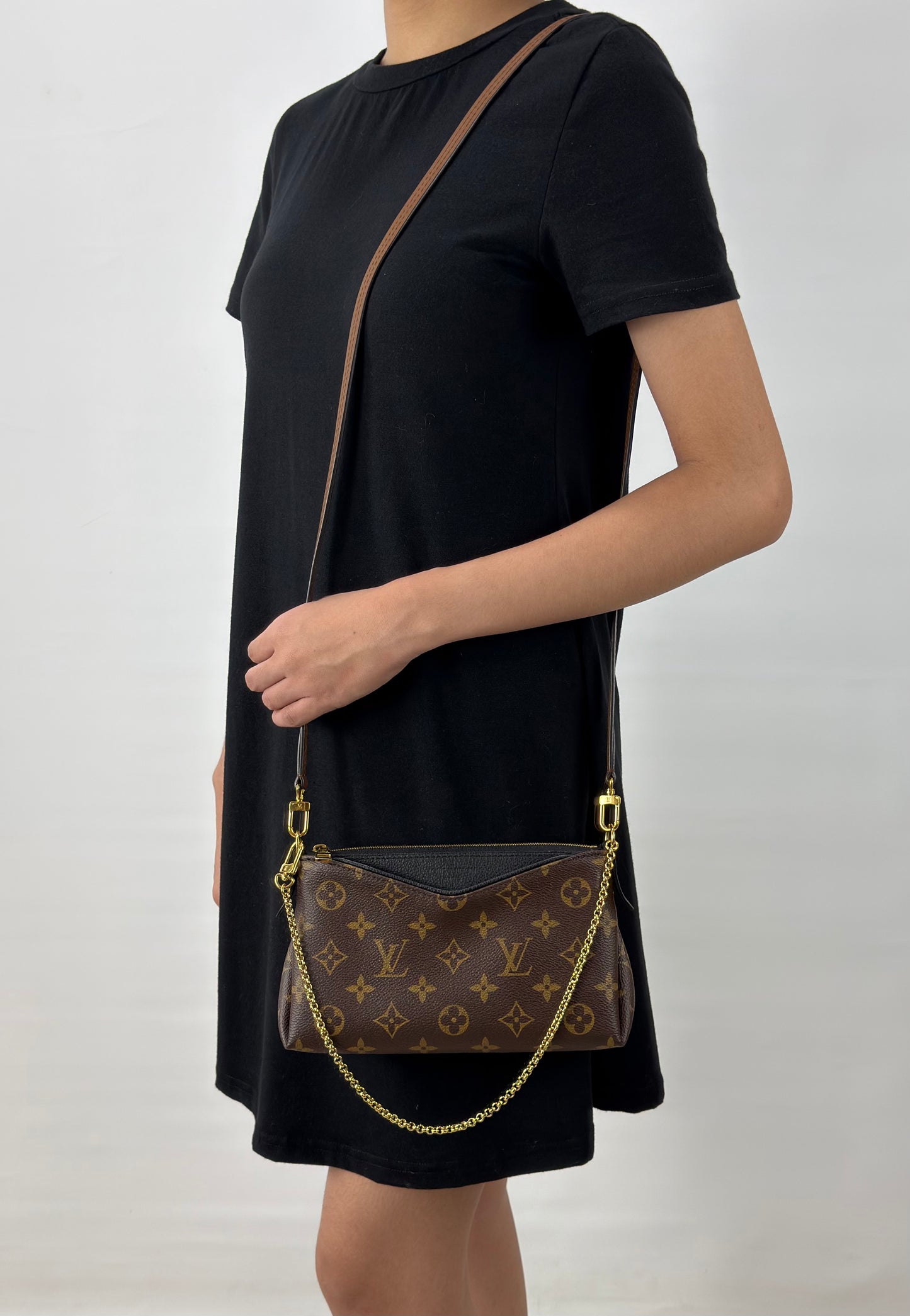 Louis Vuitton Monogram Canvas Pallas Clutch