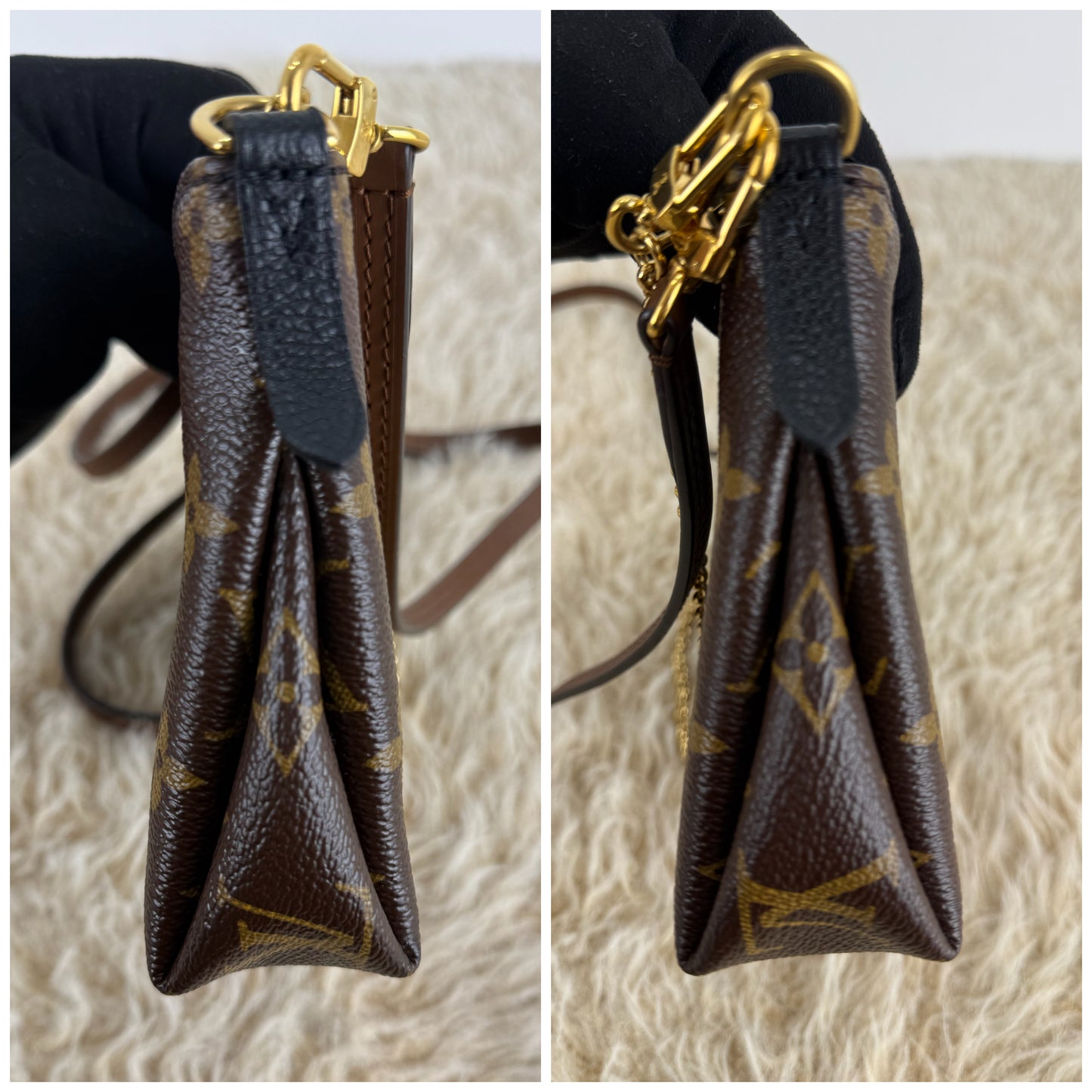 Louis Vuitton Monogram Canvas Pallas Clutch