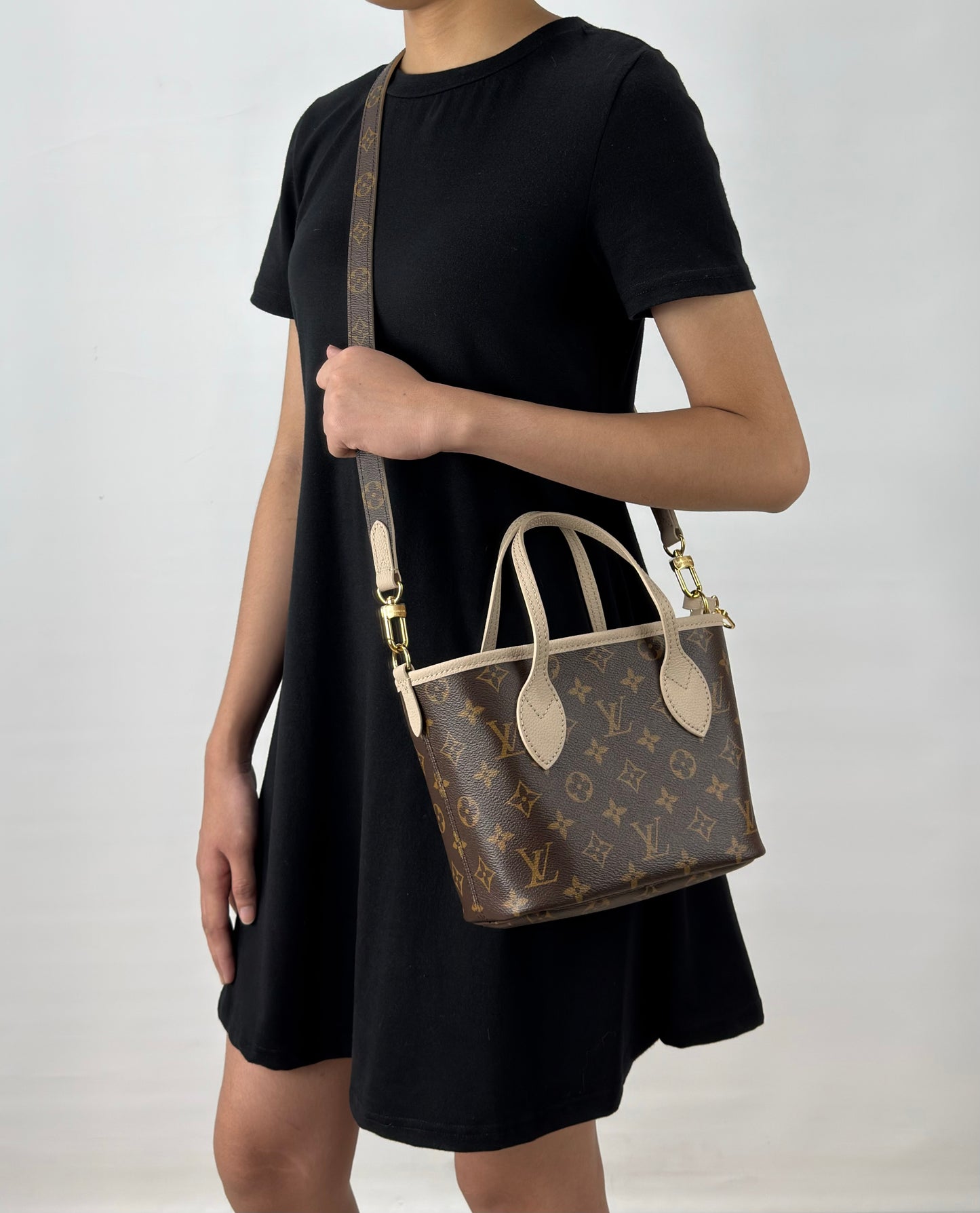 Louis Vuitton Inside Out BB Limestone Monogram