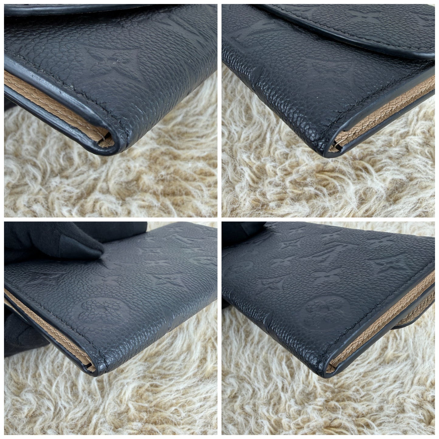 Louis Vuitton Emilie Wallet Monogram Empreinte Leather