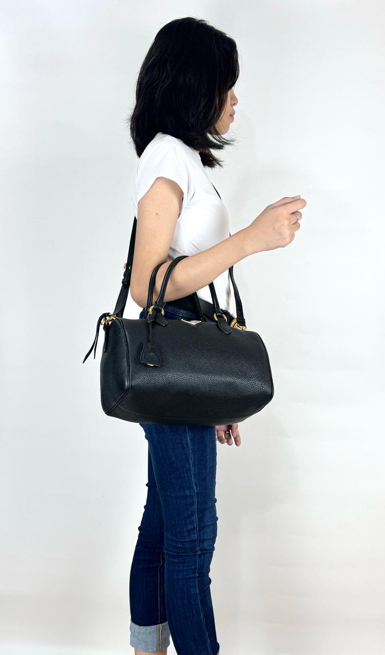 Prada vitello phenix boston bag