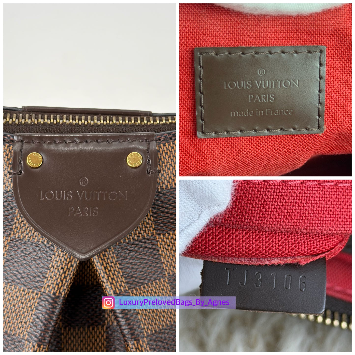 Louis Vuitton Siena MM Damier Ebene