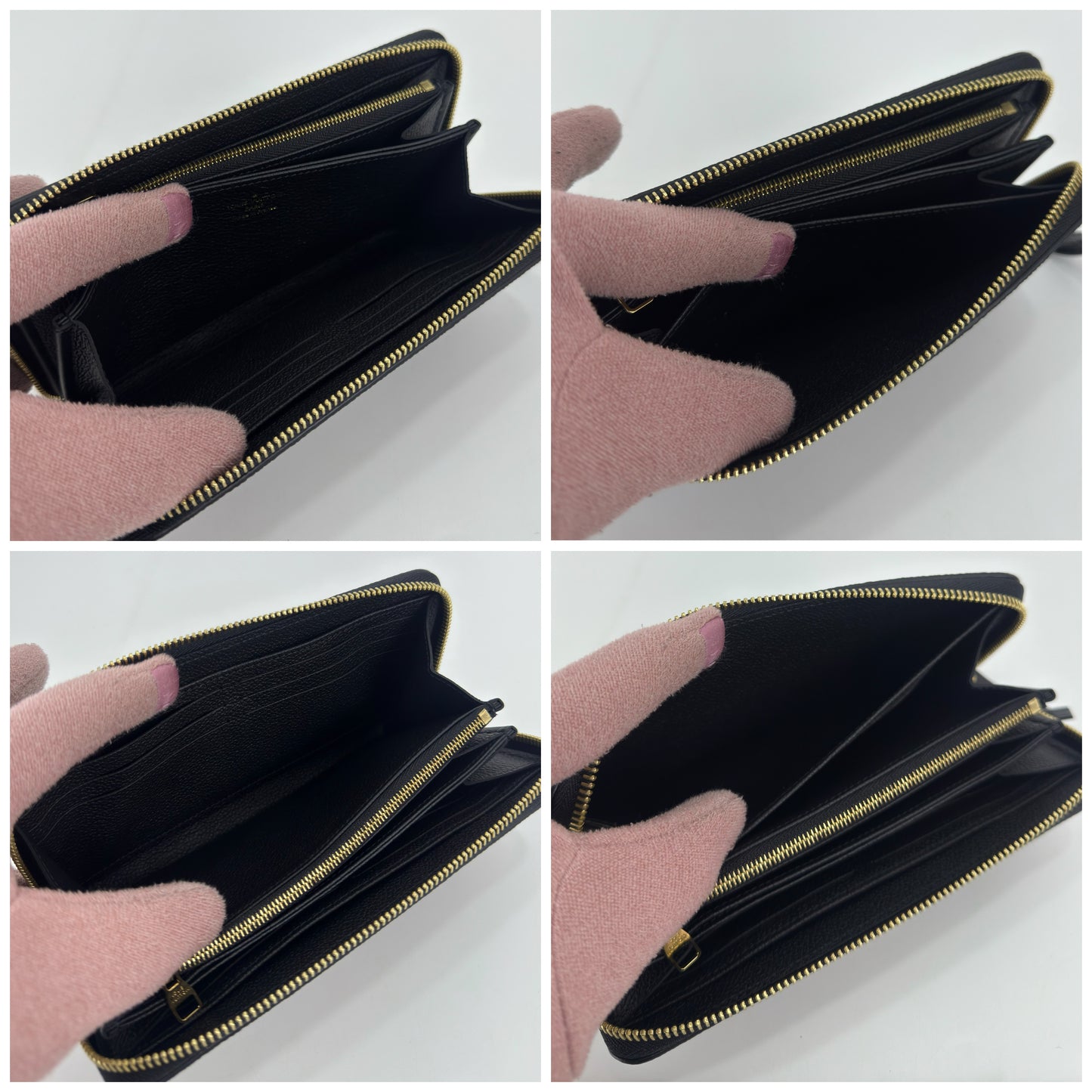 Louis Vuitton Bicolor Monogram Empreinte Zippy Wallet