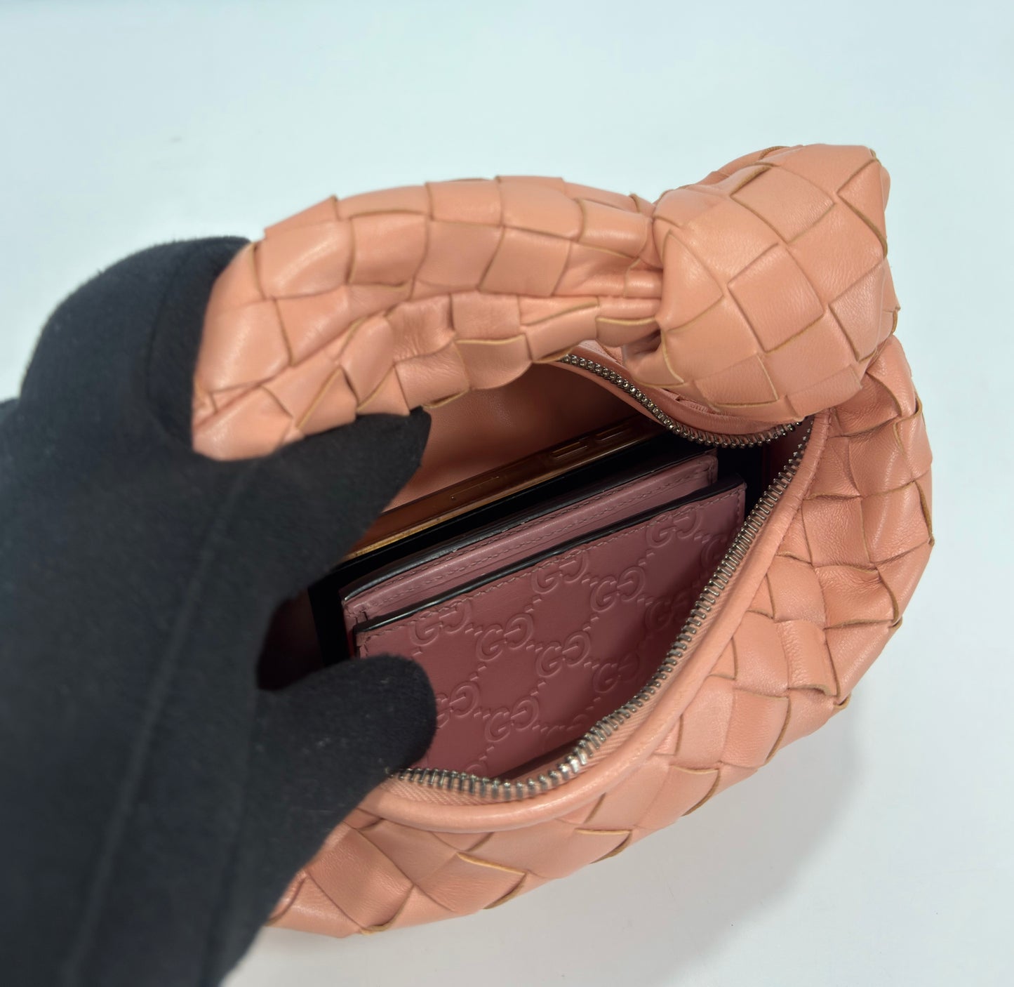 Bottega Venetta Nappa Intrecciato Mini Jodie