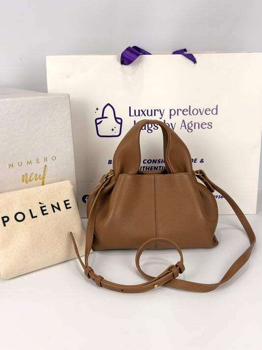 Polene Numéro Neuf Mini EDITION TEXTURED CAMEL
