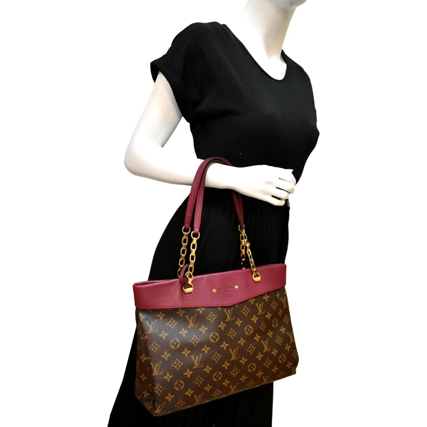 Louis Vuitton Pallas Shopper Tote Medium Monogram