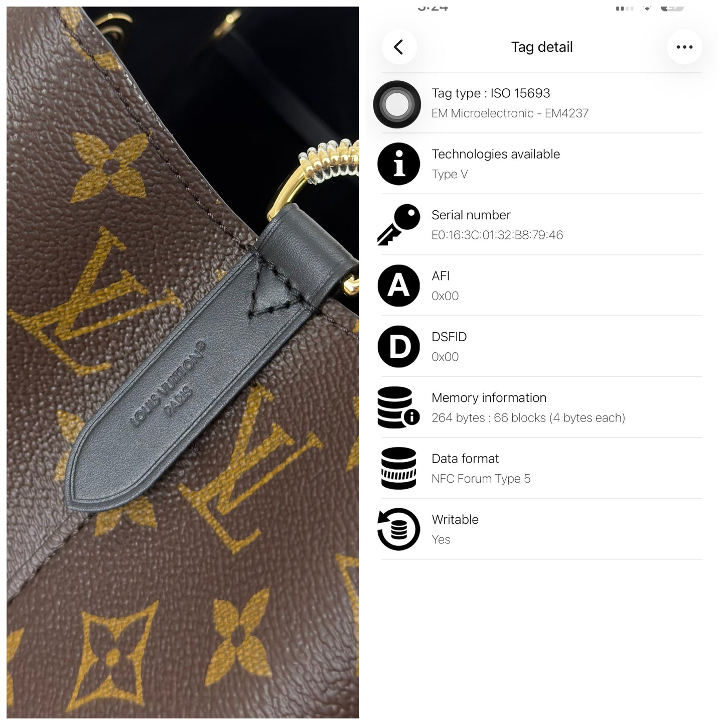 Loui Vuitton Neo Noe MM Monogram Canvas