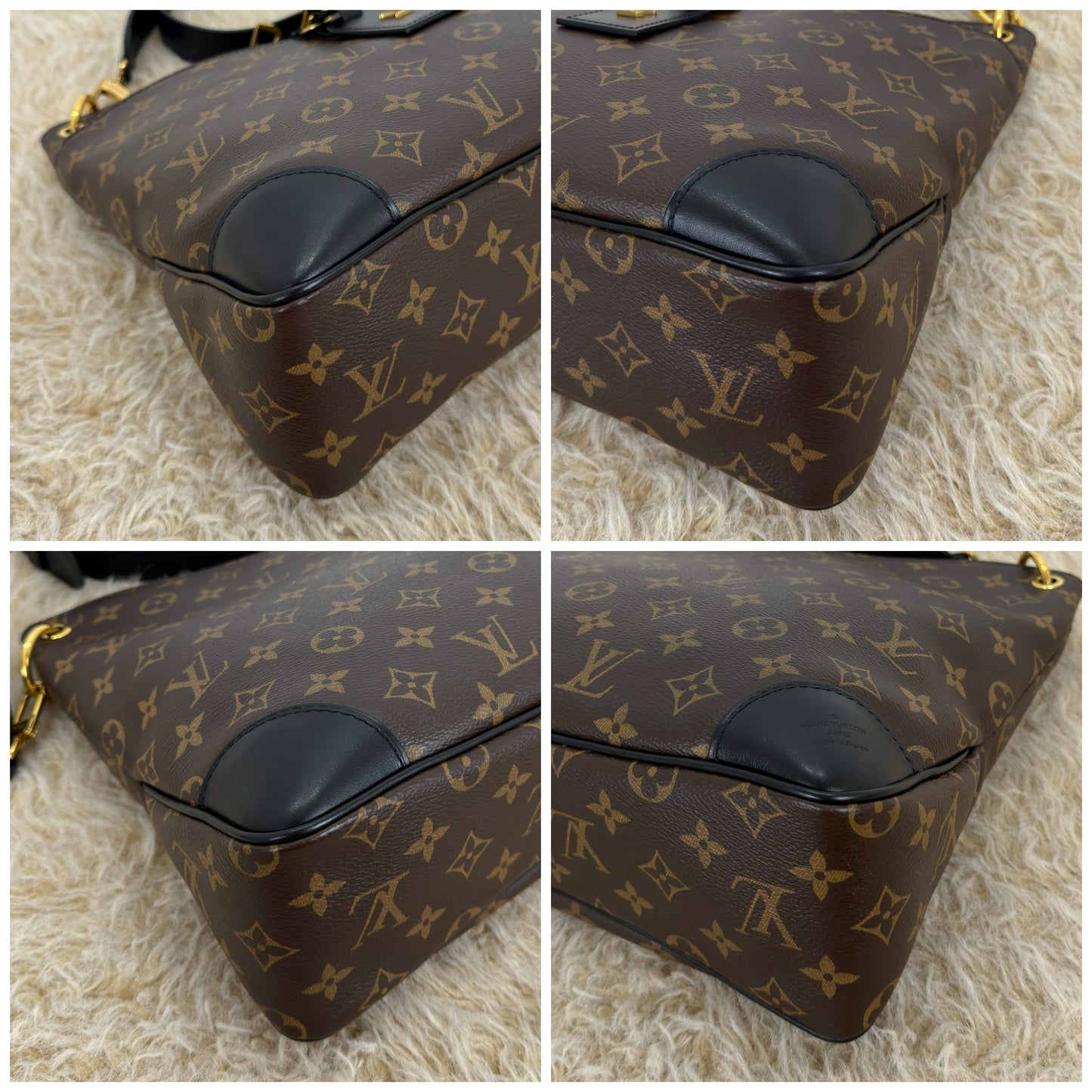Louis Vuitton Monogram Canvas Odeon MM Noir