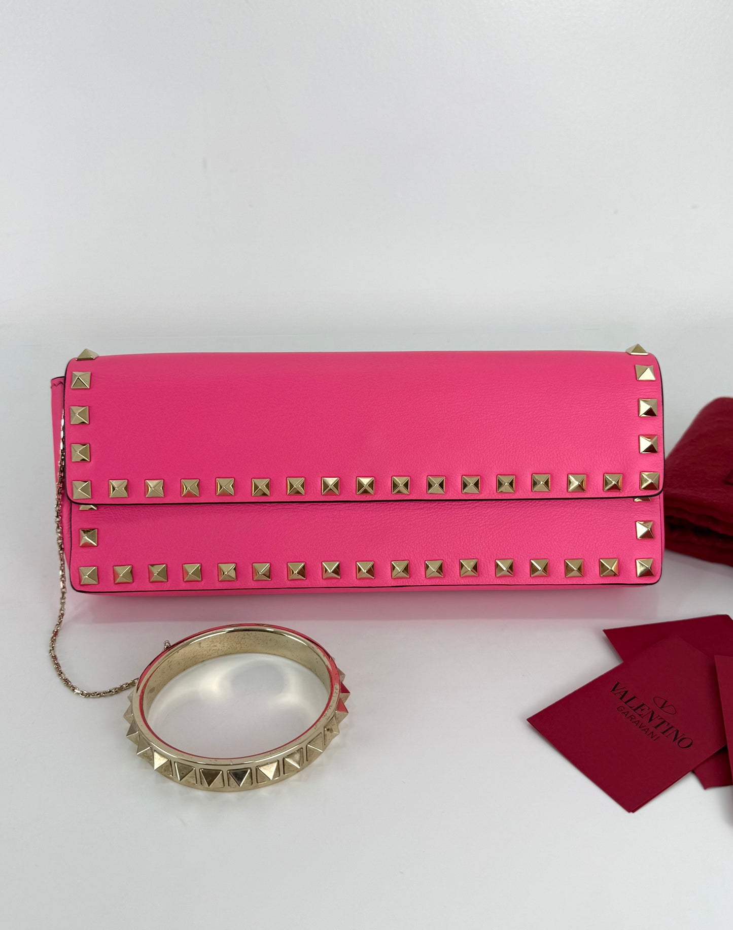 Valentino Garavani Rockstud Bracelet Clutch