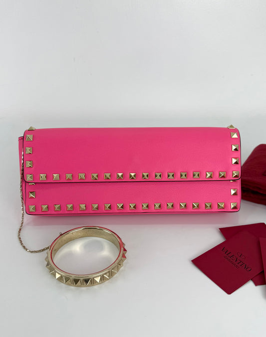 Valentino Garavani Rockstud Bracelet Clutch