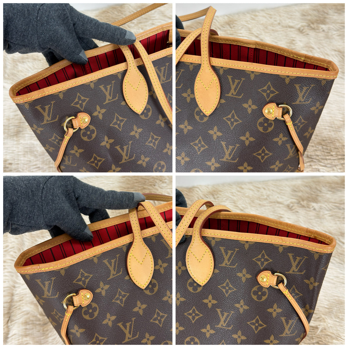 Louis Vuitton Neverfull MM Monogram With Pouch