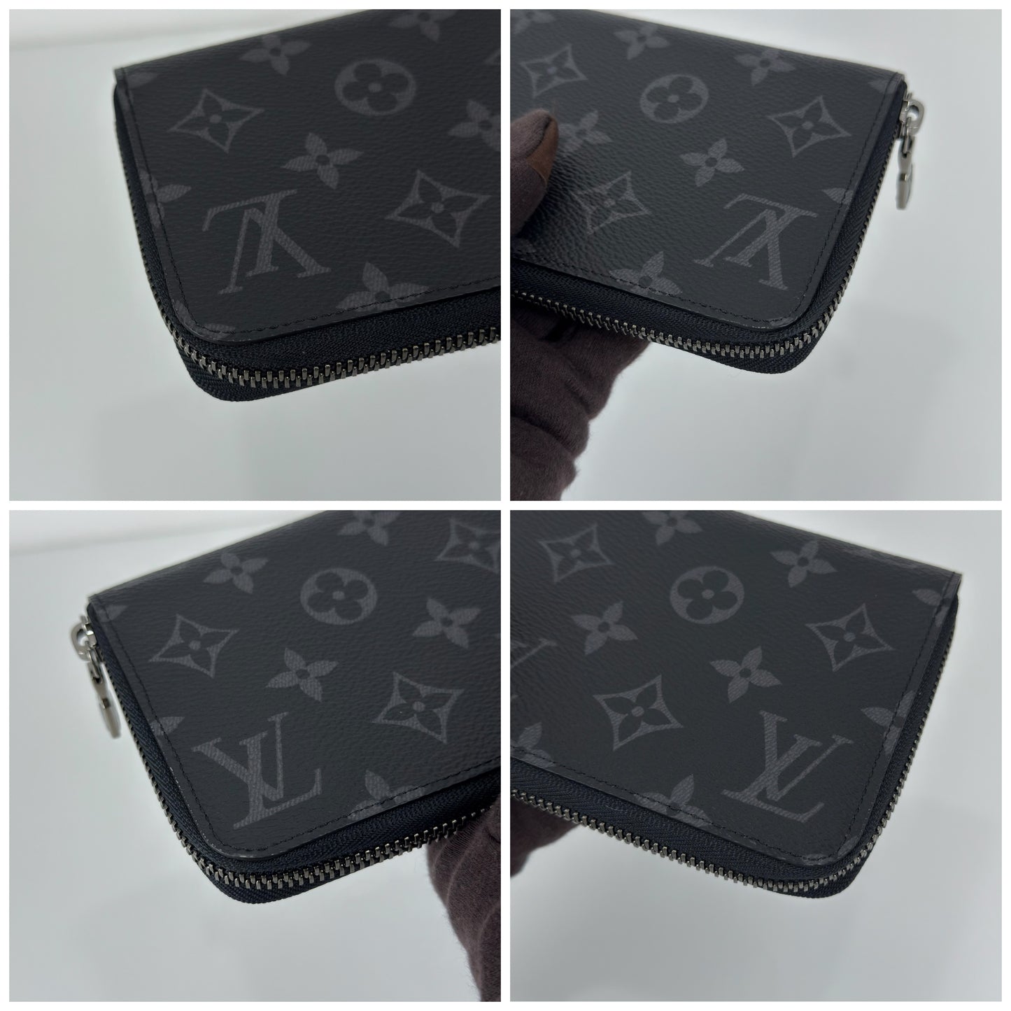 Louis Vuitton Zippy Long Wallet In Monogram Eclipse