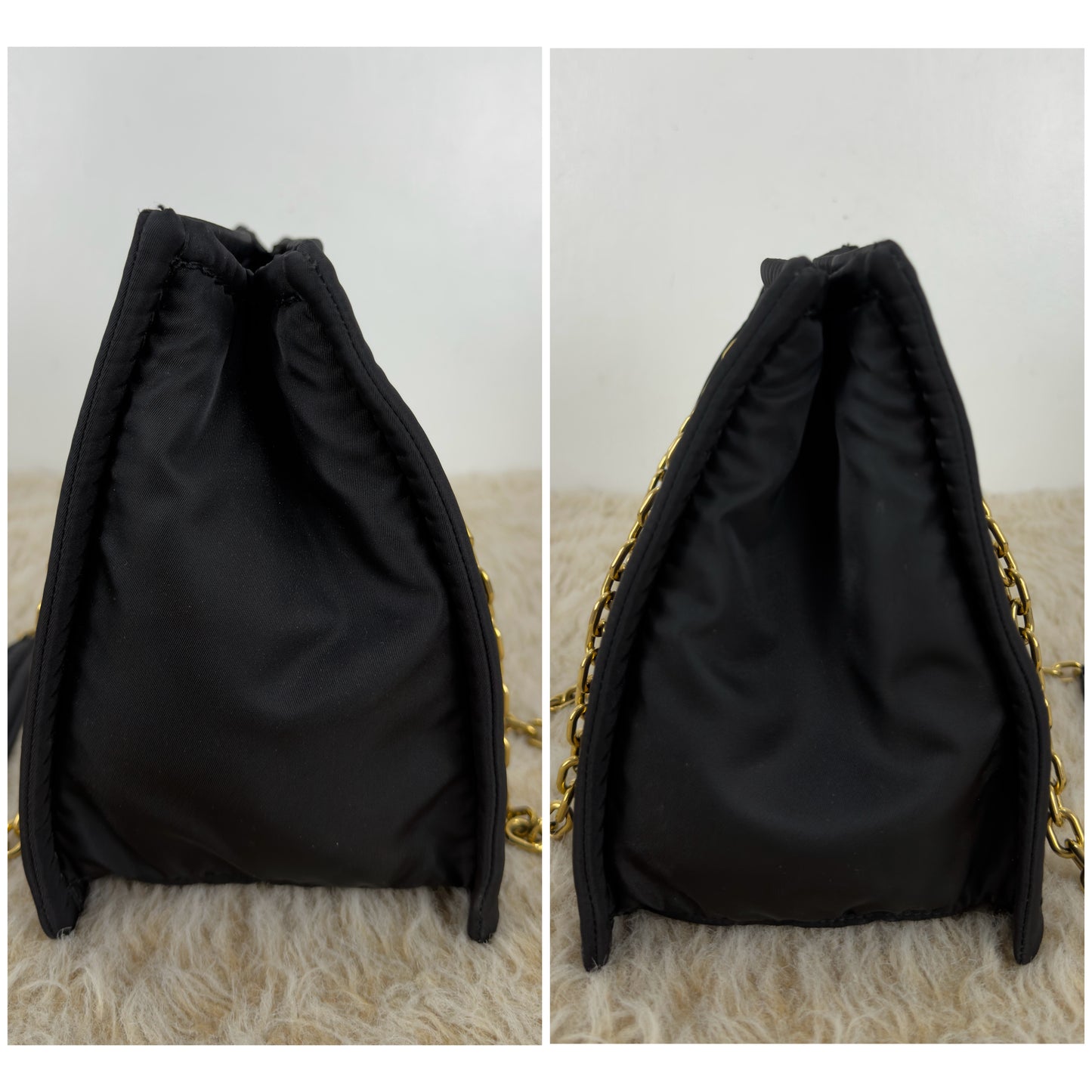 Prada Tessuto Nylon Catena Shoulder Bag