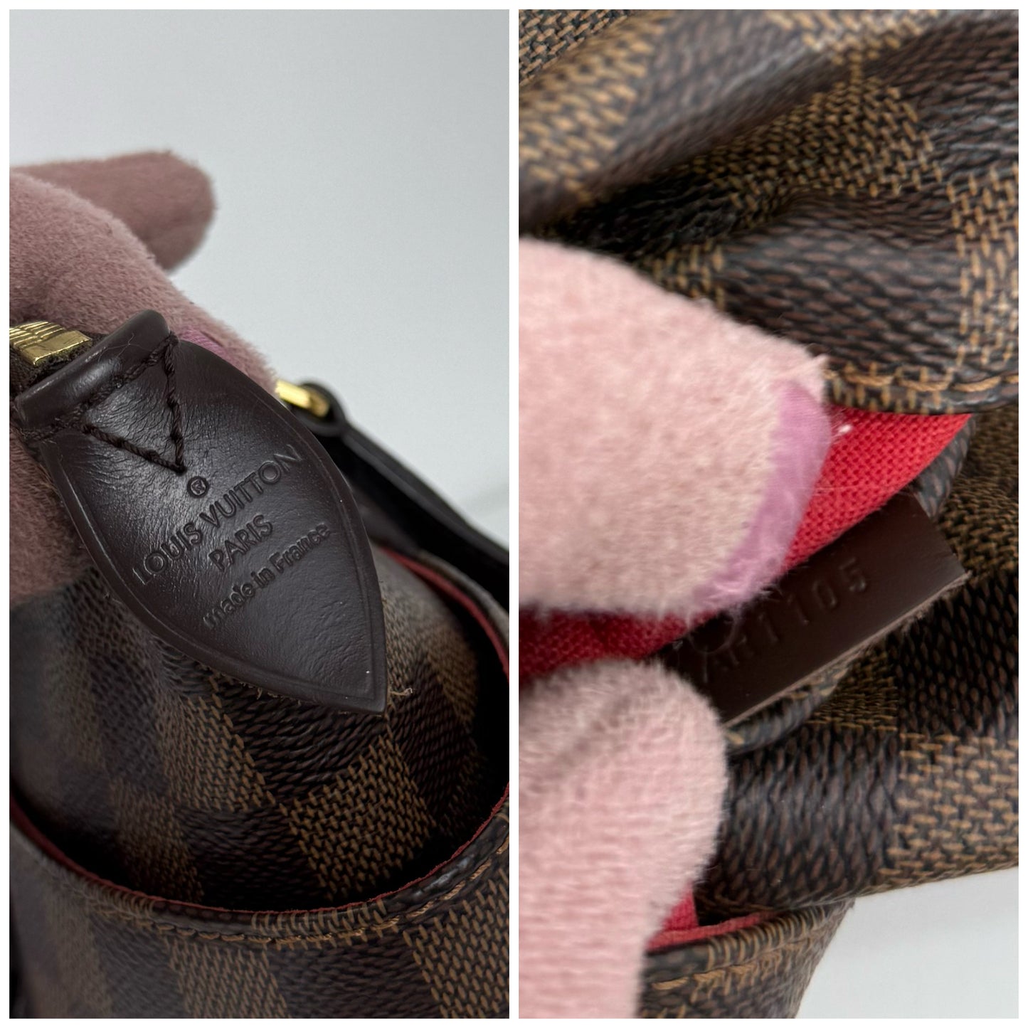 Louis Vuitton Damier Ebene Totally Pm Tote Bag
