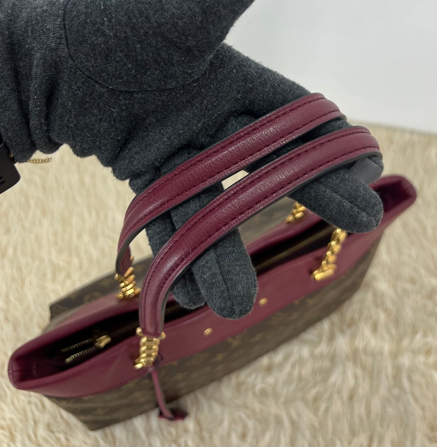Louis Vuitton Pallas Shopper Tote Medium Monogram