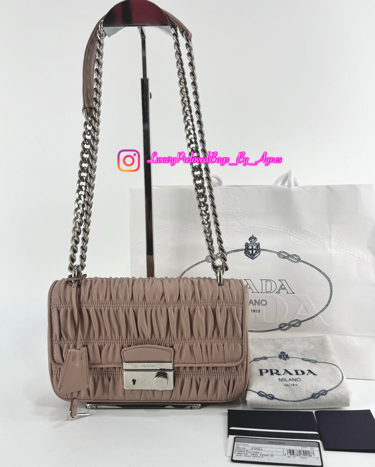 Prada Nappa Gaufre Flap