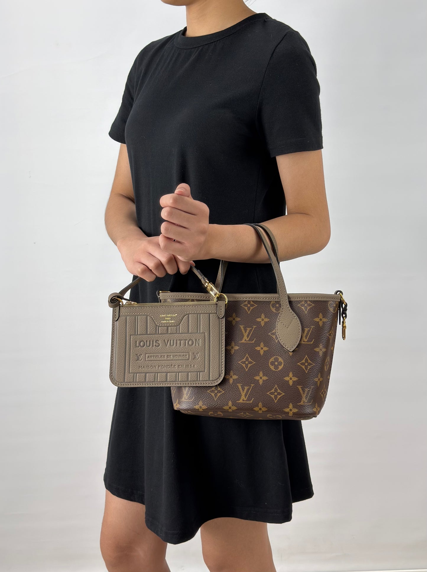 Louis Vuitton Inside Out BB Dark Fango Monogram