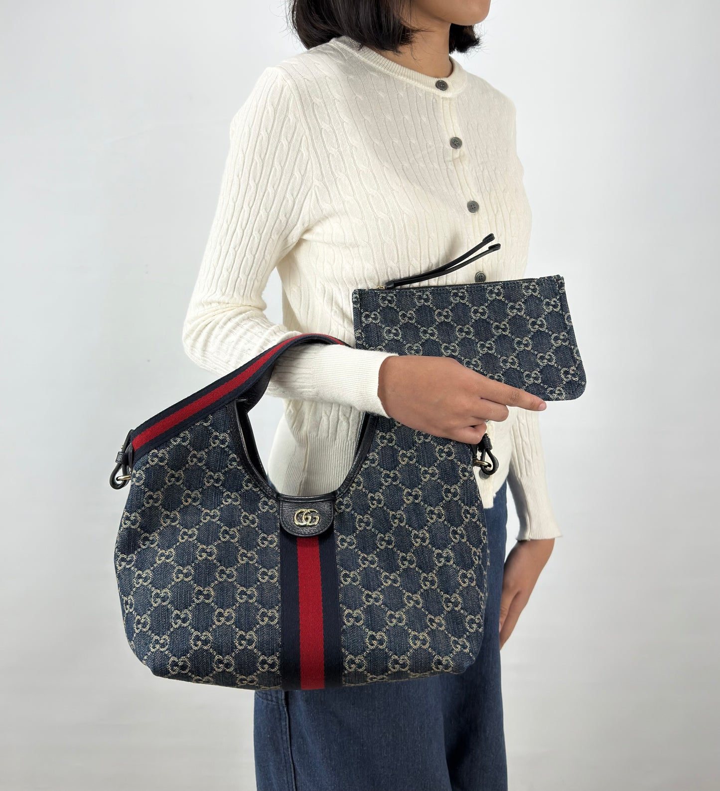 Gucci GG Giglio Small Tote Bag