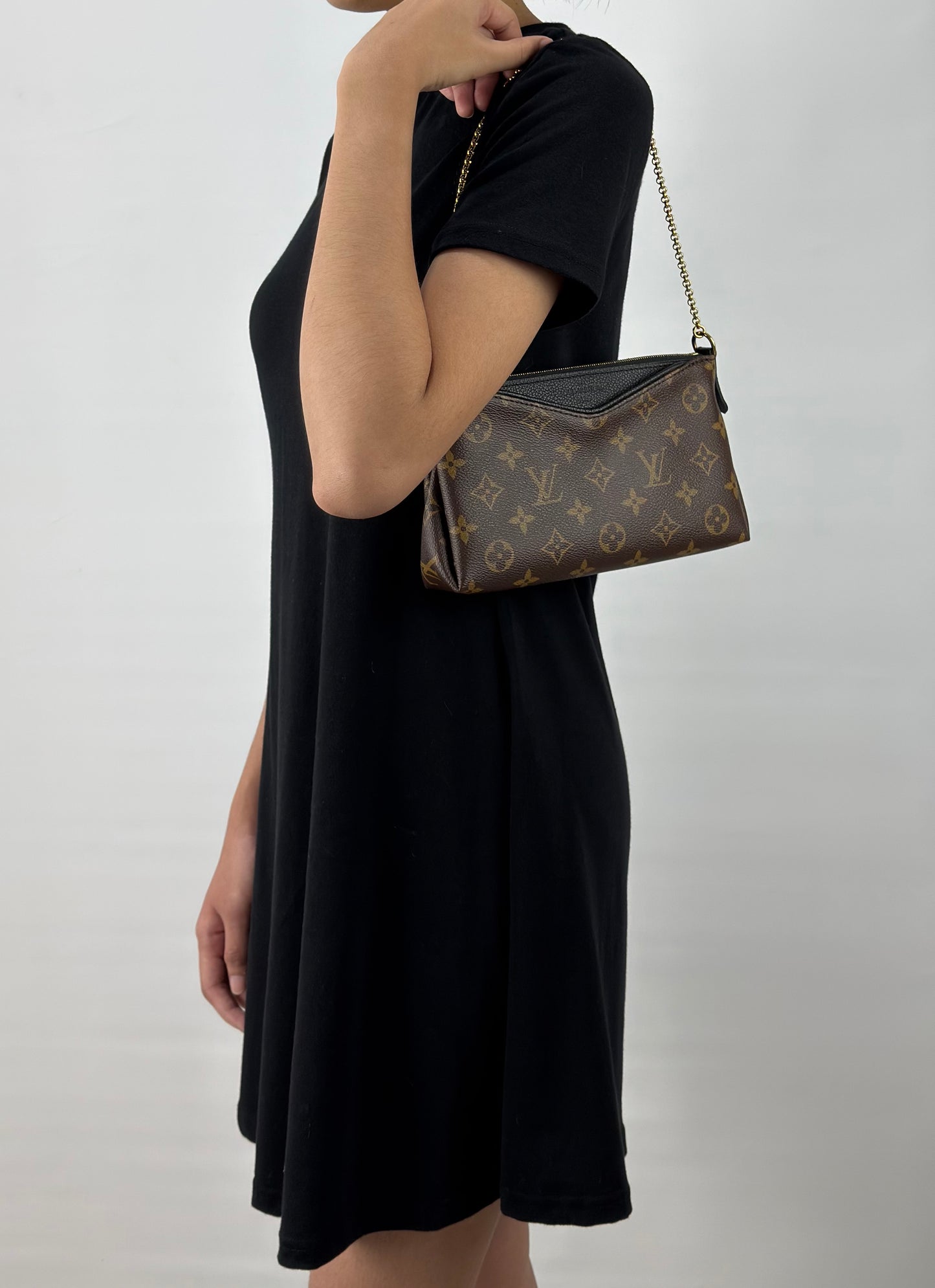 Louis Vuitton Monogram Canvas Pallas Clutch