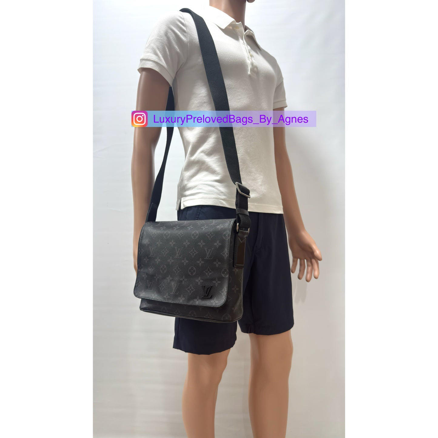 Louis Vuitton District PM Monogram Eclipse