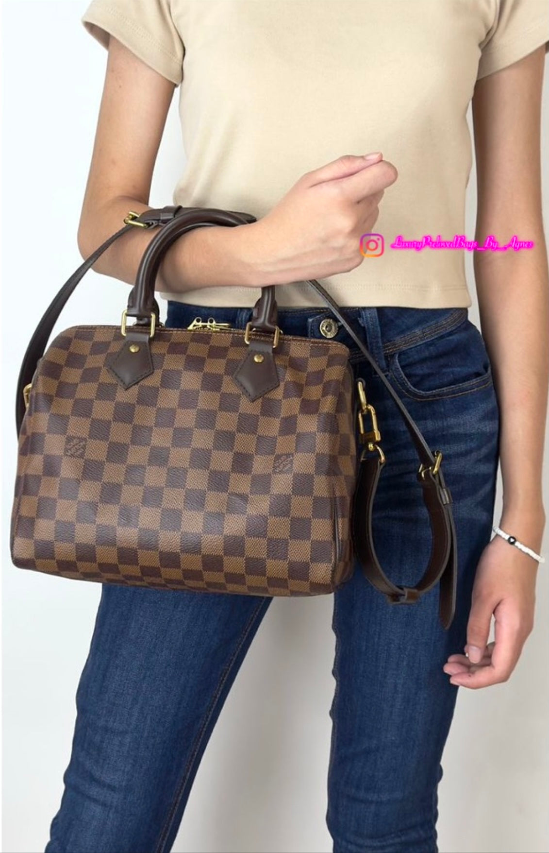 Loui Vuitton Bando 25 Damier Ebene