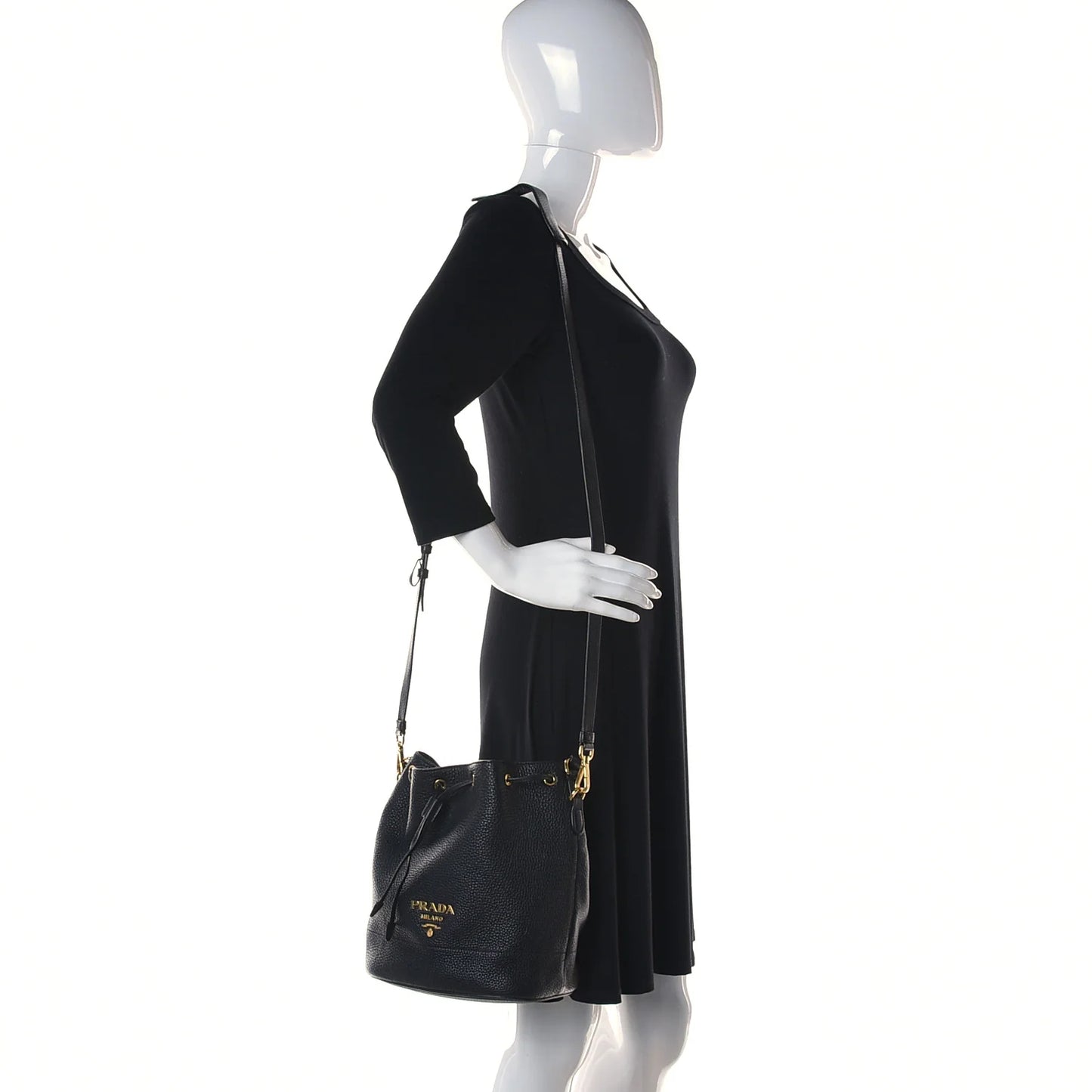 Prada Daino Calfskin Bucket Bag