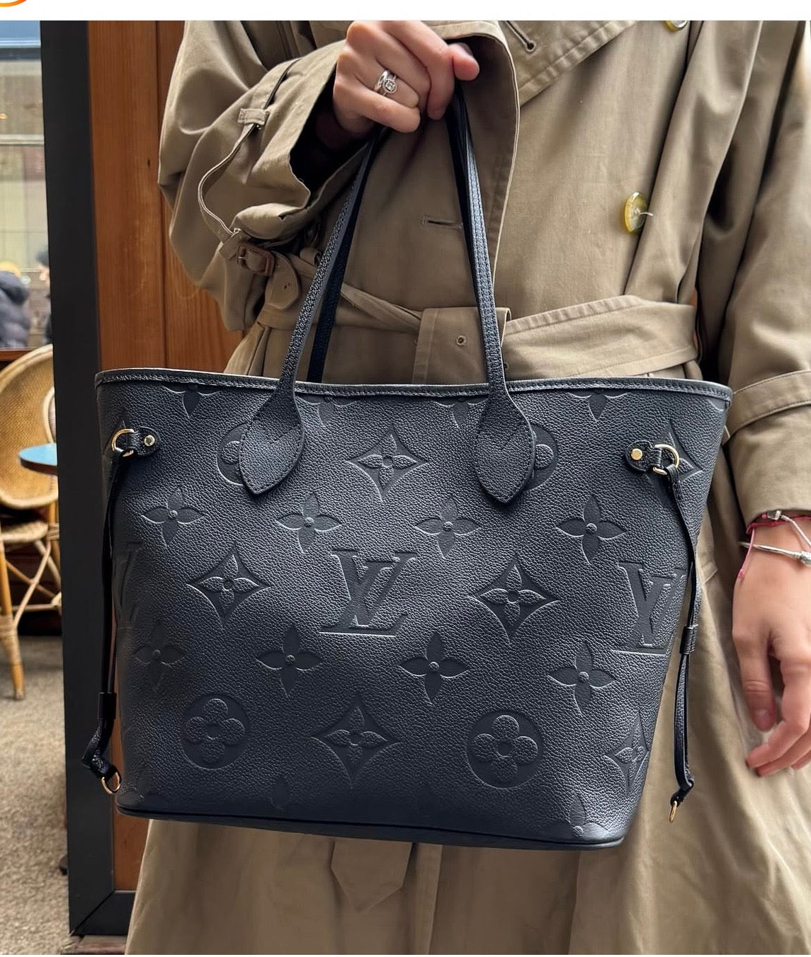 Louis Vuitton Neverfull MM Monogram Empreinte Leather