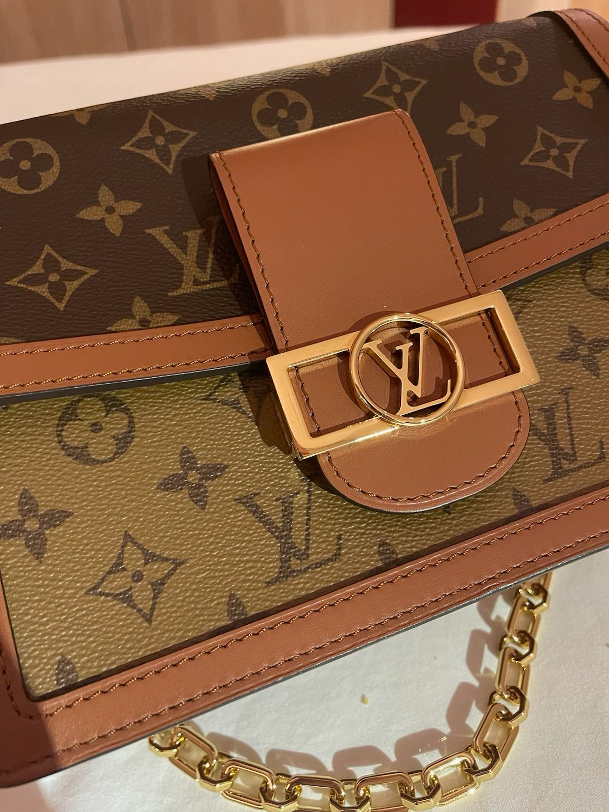 Louis Vuitton Reverse Monogram Dauphine MM