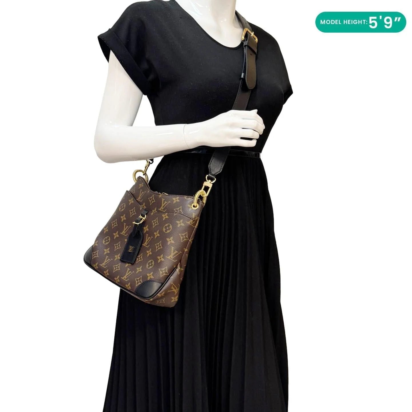 Louis Vuitton Monogram Canvas Odeon PM Noir