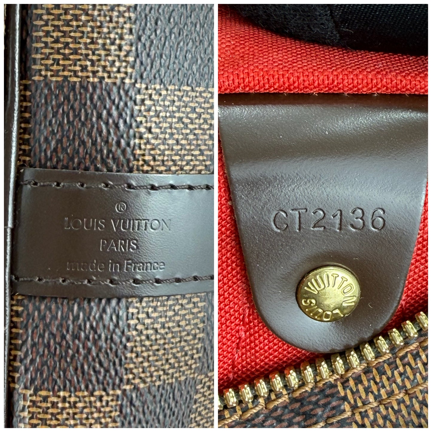 Loui Vuitton Bando 25 Damier Ebene